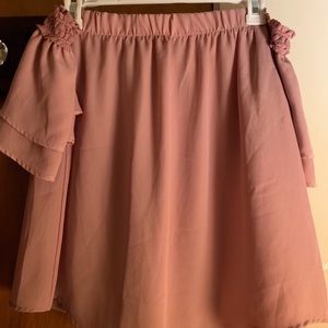 Flowy off the shoulder blouse